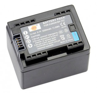 Аккумулятор Canon BP-727/718 3200 mAh