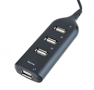 Разветвитель HUB - USB 2.0 на 4 порта