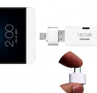 Адаптер microUSB - USB (OTG)