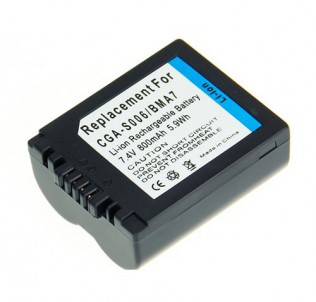 Аккумулятор Panasonic CGA-S006/DMW-BMA7 800 mAh