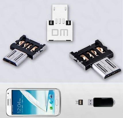 USB - OTG адаптер для смартфона (USB to microUSB)